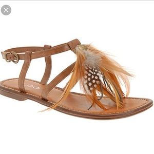 Aldo Feather sandals